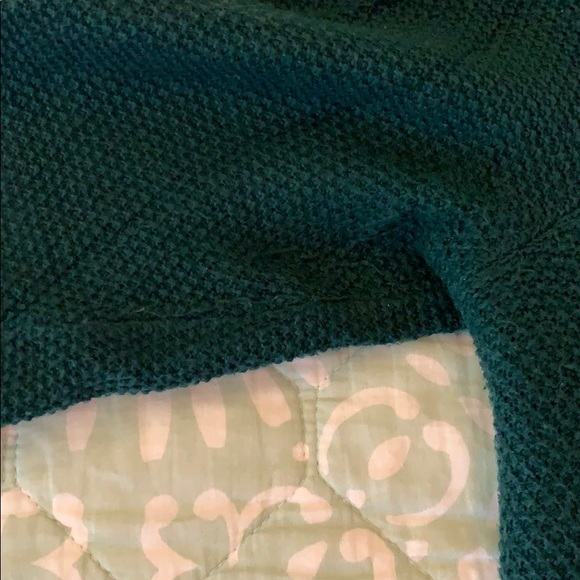 Madewell: forest green high-low sweater - Picture 6 of 7